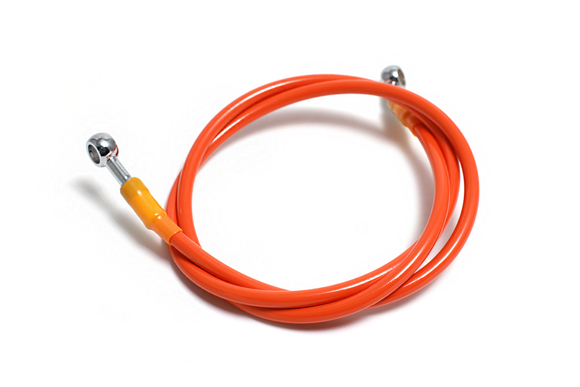 Шланг гидравлический тормозной (армированный) L=1200 d=10мм оранжевый pitbikemarket.ru