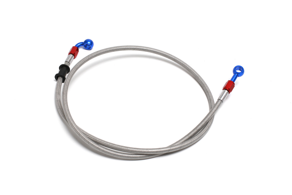 Шланг тормозной армированный L-1100 mm M10/прямой - M10/90° pitbikemarket.ru