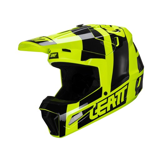 Мотошлем подростковый Leatt Moto 3.5 Junior Helmet (Citrus, M, 2024 (1024060640)) pitbikemarket.ru