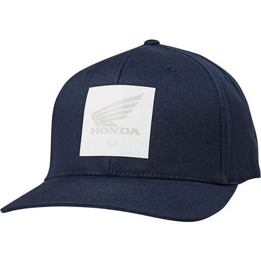Бейсболка Fox Honda Flexfit Hat Midnight, S/M, 2020 (26028-329-S/M) pitbikemarket.ru