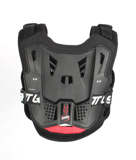 Защита панцирь детский Leatt Chest Protector 2.5 Kids черная / красная (110-134) (5016100601) pitbikemarket.ru