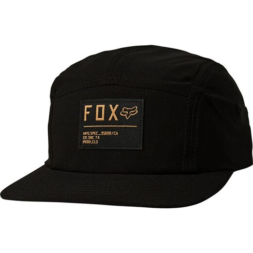 Бейсболка Fox Non Stop 5 Panel Hat Black/Yellow pitbikemarket.ru