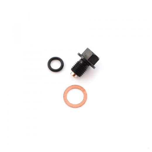 Пробка двигателя сливная с магнитом М12 х1,50  SM-PARTS черная pitbikemarket.ru