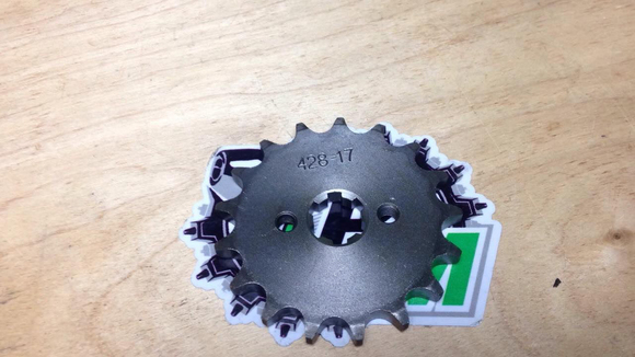 Звезда передн. 17Т 428 pitbikemarket.ru