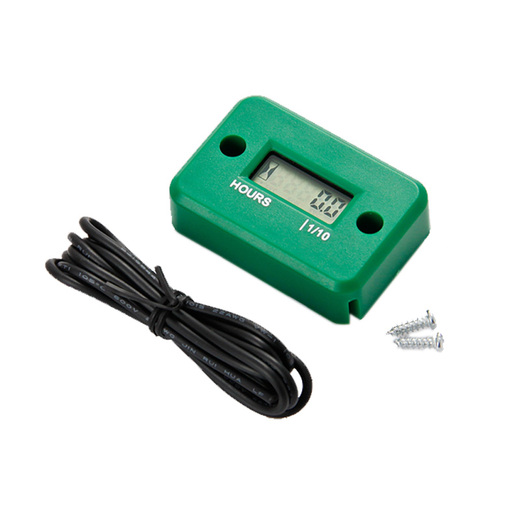 Счетчик моточасов (без тахометра) SM-PARTS  SMP-006 зеленый pitbikemarket.ru