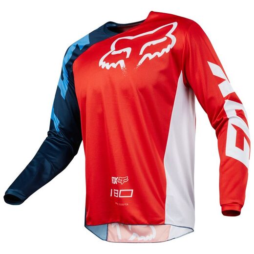 Мотоджерси Fox 180 Race Jersey красное L pitbikemarket.ru