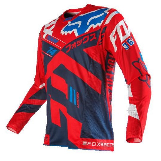 Мотоджерси Fox 360 Divizion Jersey красное M (14954-003-M) pitbikemarket.ru