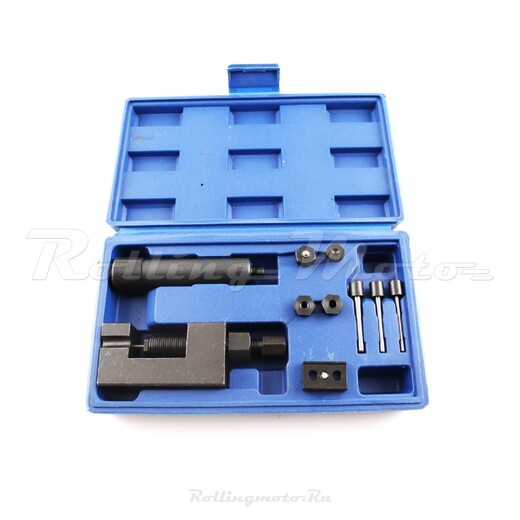 Набор для для клепки/расклепки цепей 420-535  SM-PARTS pitbikemarket.ru