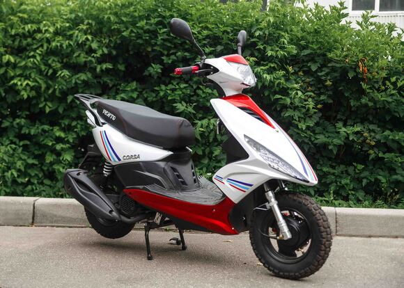 Скутер VENTO CORSA 49 cc (150) сигнализация Красно-белый pitbikemarket.ru