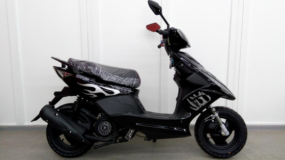 Скутер VENTO CORSA 49 cc (150) сигнализация Черный (глянцевый) pitbikemarket.ru