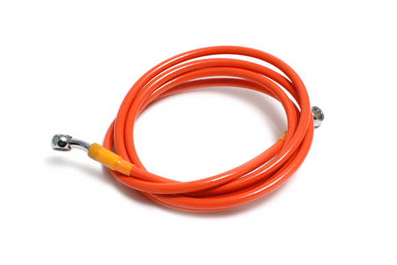 Шланг гидравлический тормозной (армированный) L=2000 d=10мм оранжевый pitbikemarket.ru