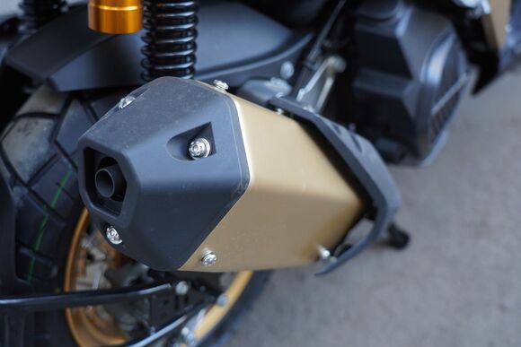 Скутер Motosuper Adviser 180 Matt Grey (матово серый) ) + Gold rims (ПТС) pitbikemarket.ru