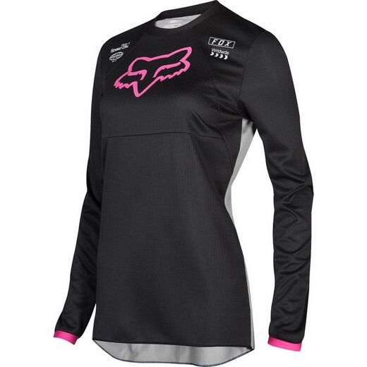Мотоджерси женская Fox 180 Mata Womens Jersey черное / розовое XL (22266-285-XL) pitbikemarket.ru