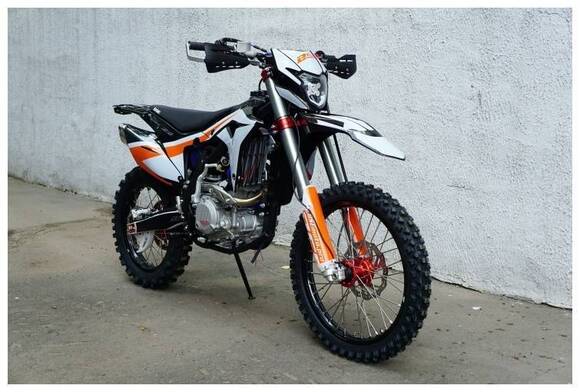 Кроссовый мотоцикл BSE Z8 300e 21/18 Grey Orange Black 2 pitbikemarket.ru
