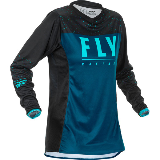 Футболка для мотокросса женская FLY RACING WOMEN'S LITE синяя/голубая/черная (2020)  M pitbikemarket.ru