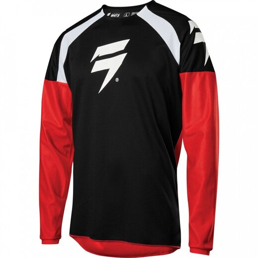Мотоджерси Shift Whit3 Label Race 1 Jersey черное / красное XL (24128-017-XL) pitbikemarket.ru