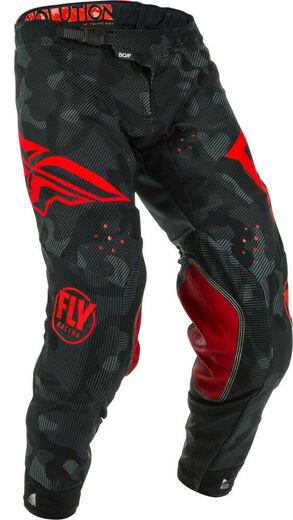 Брюки для мотокросса FLY RACING EVOLUTION DST красные/черные (2020) 34 pitbikemarket.ru