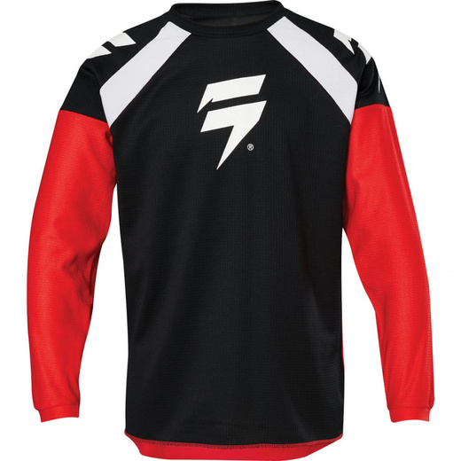 Мотоджерси подростковая Shift Whit3 Race 1 Youth Jersey 1 красное / черное XL (23469-055-XL) pitbikemarket.ru