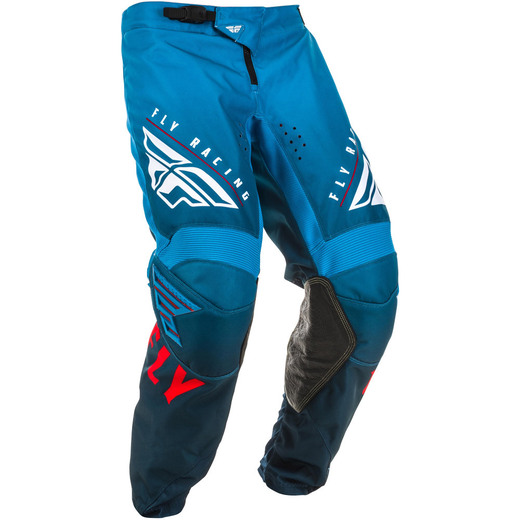 Брюки для мотокросса FLY RACING KINETIC K220 синие/белые/красные (2020) 26 pitbikemarket.ru