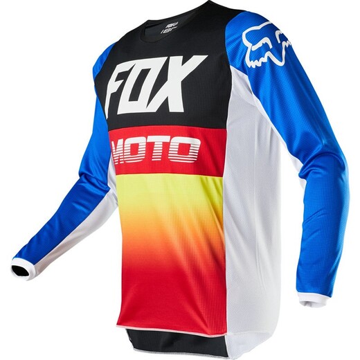 Мотоджерси Fox 180 Fyce Jersey голубое / красное M (23922-149-M) pitbikemarket.ru