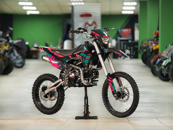 Питбайк BSE PH 150 19/16 AK47 Aquamarine (015) (фара, электростартер) pitbikemarket.ru