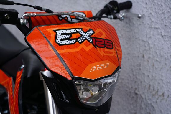 Питбайк BSE EX125 17/14 Blue Orange Ant (020) pitbikemarket.ru