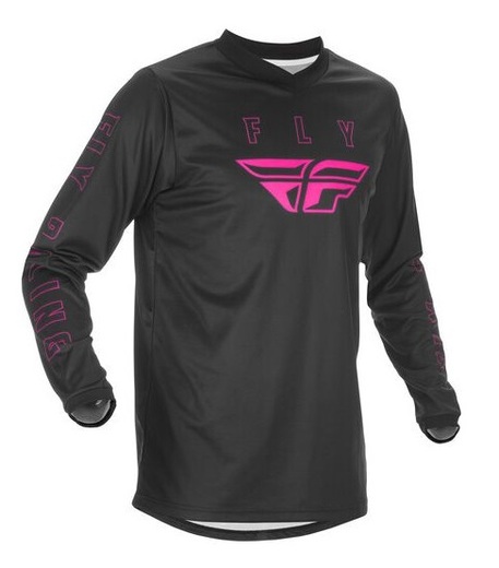 Джерси FLY RACING F-16 черная/розовая 2021 XXL pitbikemarket.ru