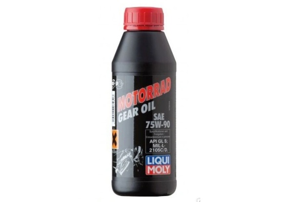 Масло трансмиссионное Liqui Moly Motorrad Gear Oil  75W-90 (синт.) 0,5л , (7589) pitbikemarket.ru