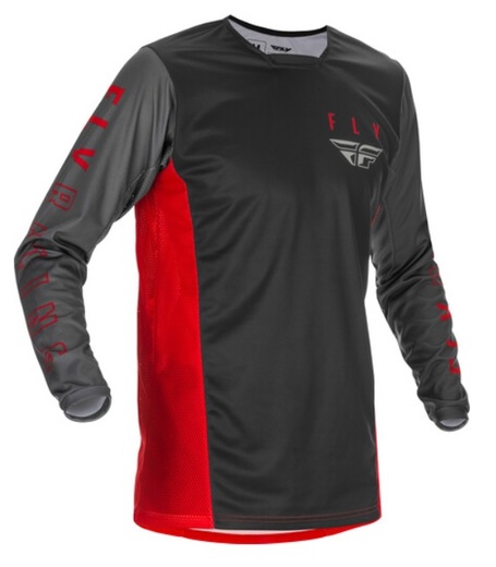 Джерси FLY RACING KINETIC K121 красная/серая/черная 2021 S pitbikemarket.ru