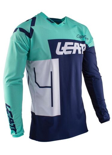 Мотоджерси Leatt GPX 4.5 Lite Jersey бирюзовое M (5020001191) pitbikemarket.ru