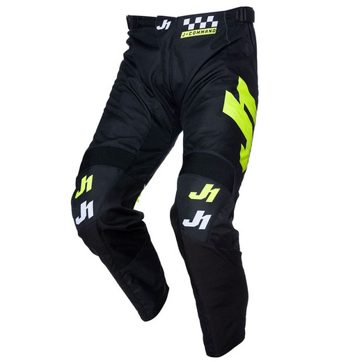 Брюки для мотокросса JUST1 J-COMMAND COMPETITION (черный/Hi-Vis желтый, 34, 1560035-930-2321) pitbikemarket.ru