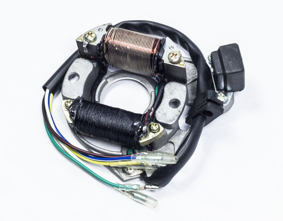 Статор (2 катушки) 139FMB,147FMH,152FMH 50-110см3 pitbikemarket.ru