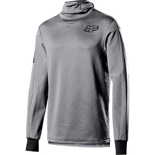 Мотоджерси Fox Defend Thermo Hooded Jersey серое L (23988-172-L) pitbikemarket.ru