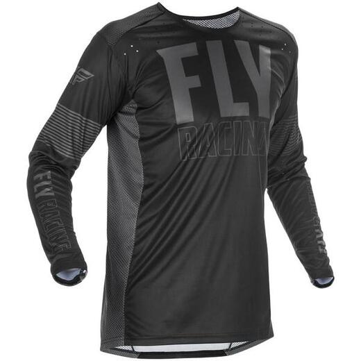 Джерси FLY RACING LITE черная/серая 2021 L pitbikemarket.ru