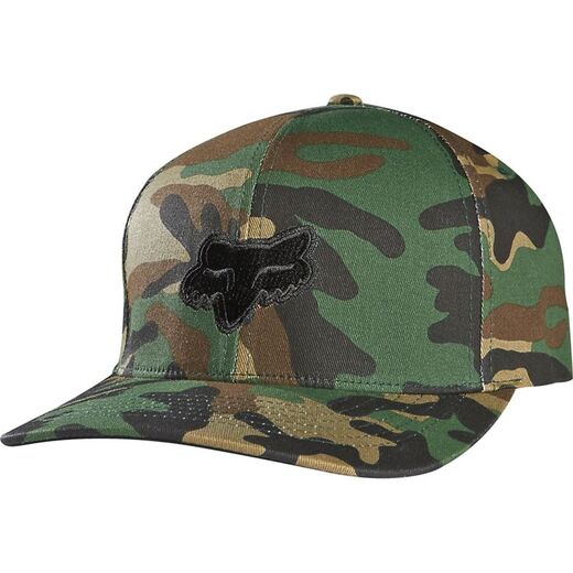 Бейсболка Fox Legacy Flexfit Hat камуфляж, S/M, 2021 (58225-027-S/M) pitbikemarket.ru