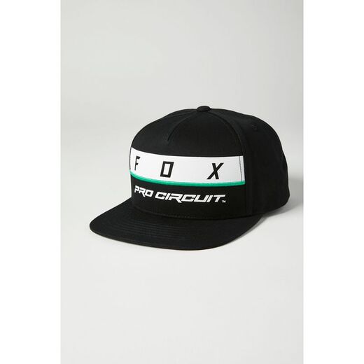 Бейсболка Fox Pro Circuit Snapback Hat черная, OS, 2021 (26938-001-OS) pitbikemarket.ru