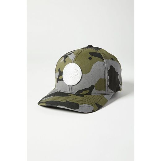 Бейсболка Fox Session Flexfit Hat зеленый камуфляж, S/M, 2021 (27092-031-S/M) pitbikemarket.ru