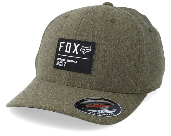 Бейсболка Fox Transposition Flexfit Hat оливковый зеленый, S/M, 2021 (23688-099-S/M) pitbikemarket.ru