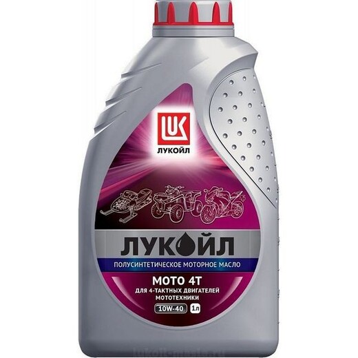 Масло моторное 4T Лукойл Мото 10W40 1л полусинтетика pitbikemarket.ru