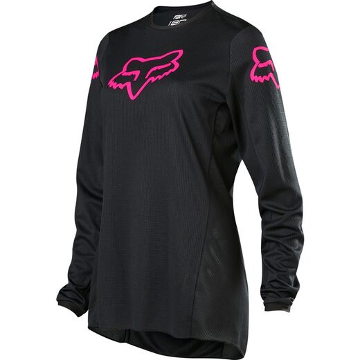 Мотоджерси подростковая Fox 180 Prix Youth Girls Jersey черное / розовое M (23956-285-M) pitbikemarket.ru