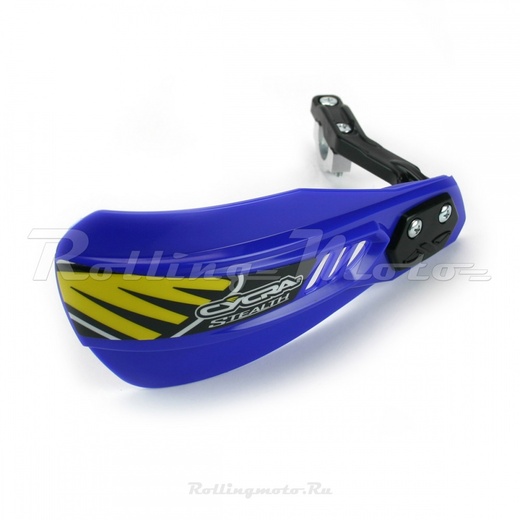 Защита рук мотокросс + крепеж на руль CYCRA STEALTH PRIMAL синяя pitbikemarket.ru