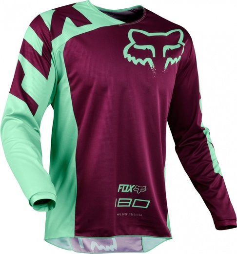 Мотоджерси Fox 180 Race Jersey зеленое XL (17253-004-XL) pitbikemarket.ru