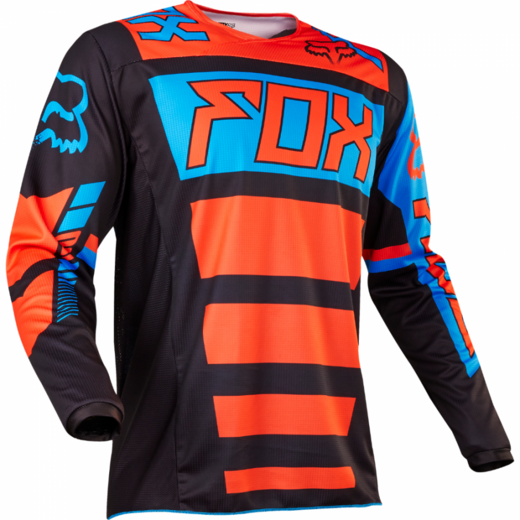 Мотоджерси Fox 180 Falcon Jersey черное / оранжевое M (17255-016-M) pitbikemarket.ru