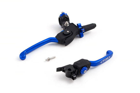 Комплект рычагов сцепления и тормоза IGP 360 GR7/8 синие pitbikemarket.ru