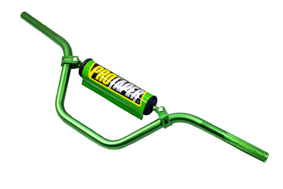 Руль PRO-TAPER алюминиевый с перемычкой высокий зеленый pitbikemarket.ru