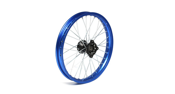Диск 17"х1,6 передний диск. торм. аллюминий KAYO синий pitbikemarket.ru