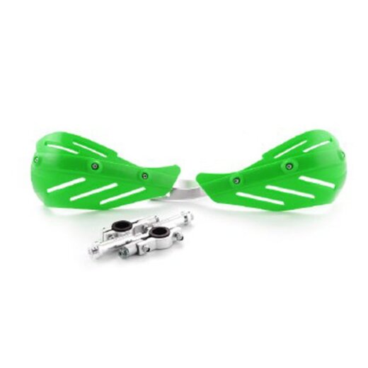 Защита рук (пара) HP15 зеленые армированные SM-PARTS pitbikemarket.ru