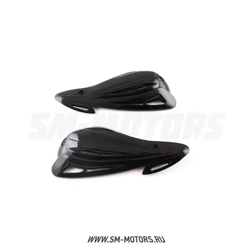 Сменные щитки (пара) для защиты рук SMP-10  SM-PARTS черные pitbikemarket.ru