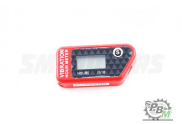 Счетчик моточасов беспроводной SM-PARTS  SMP-016B красный pitbikemarket.ru