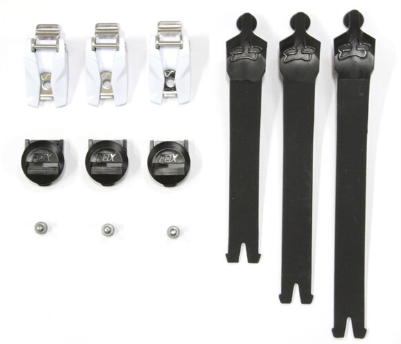 Стрепы к мотоботам с застежками Fox 2020 Comp Strap Kit/Buckle/Pass (Black, OS, 2021 (27350-001-OS)) pitbikemarket.ru
